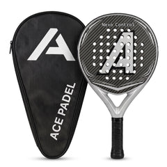 Ace Padel Nexo Control – Rond Padelracket met Soft EVA – 3K Carbon – Incl. Rackettas