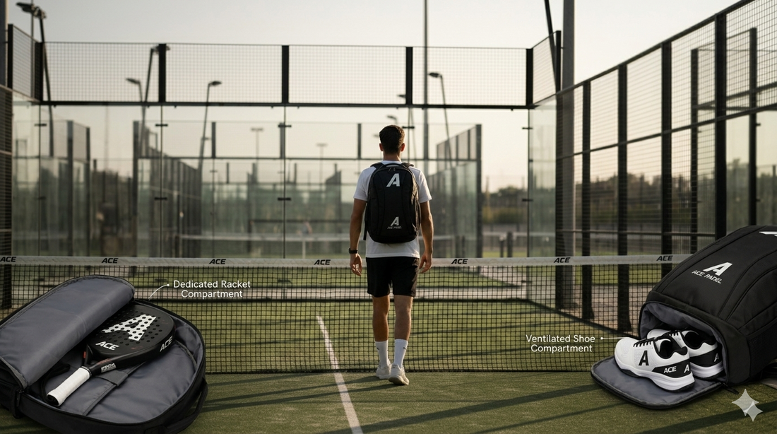 Waarom je padelracket een eigen 'thuis' verdient (en je schoenen ook!)