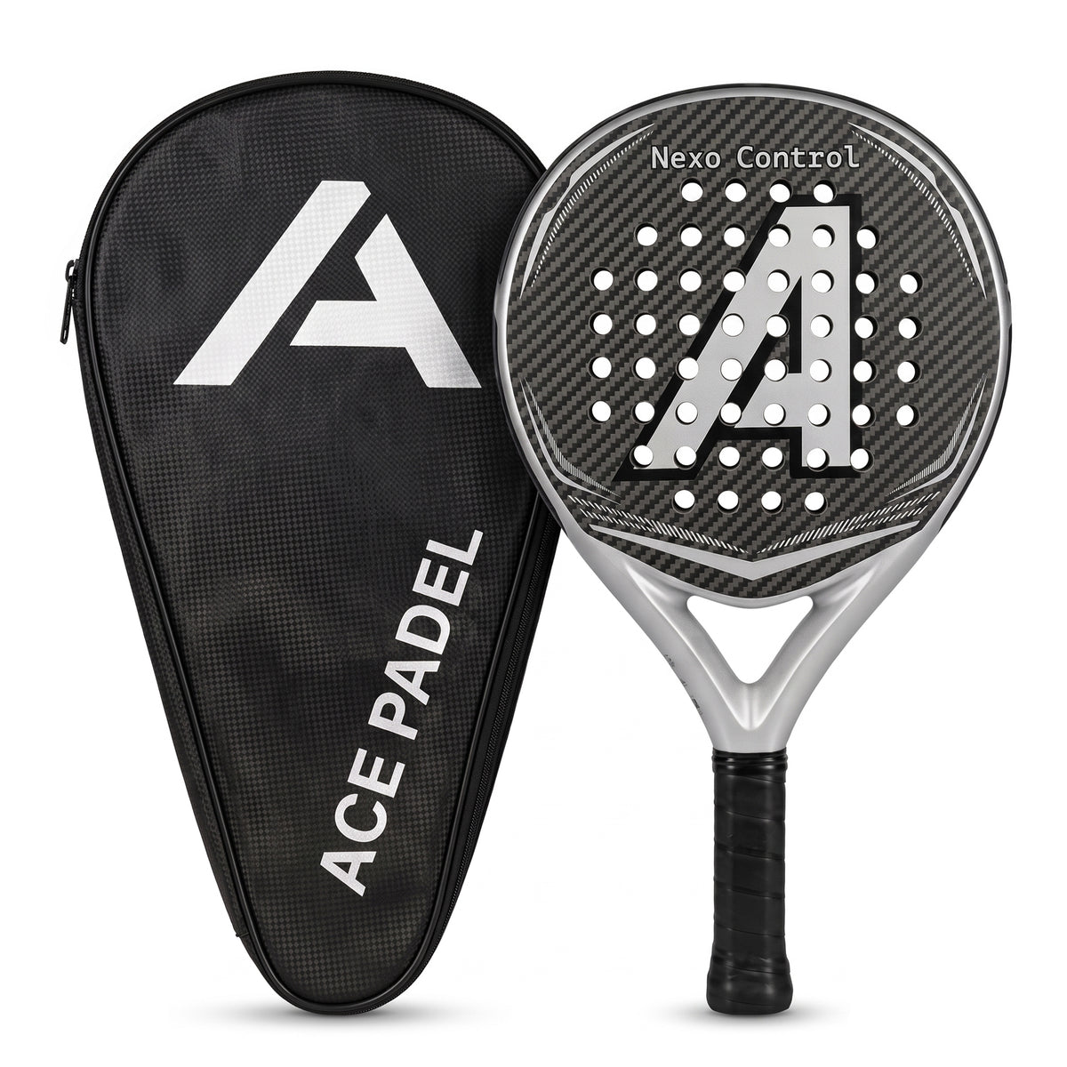 Ace Padel Nexo Control rond padelracket met soft EVA