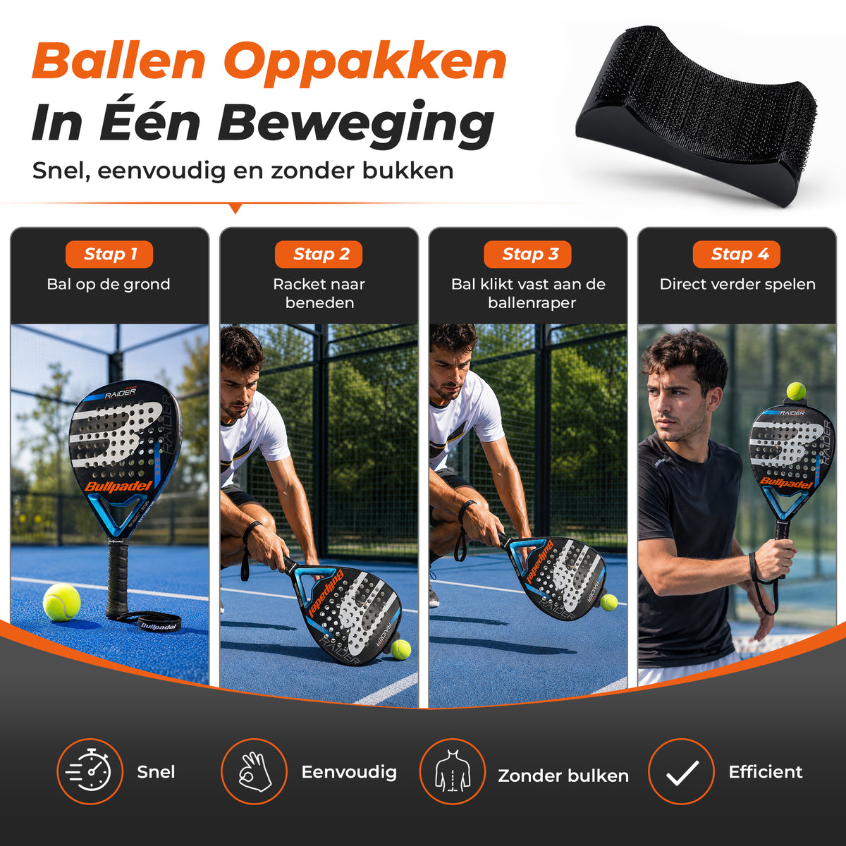 Ace Padel ballenraper – foto 3