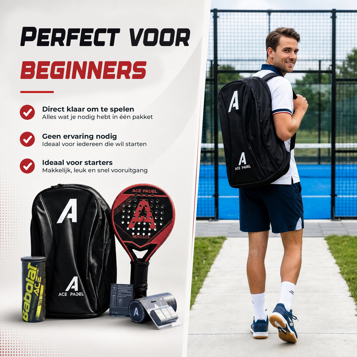 Ace Padel beginnerspakket – foto 4