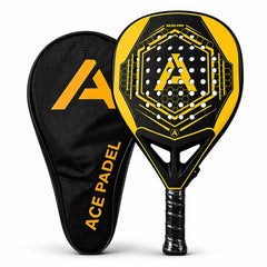 Ace Padel Nexo Pro 3K – Diamant Padelracket – 3K Carbon – Power & Controle – Incl. Rackettas