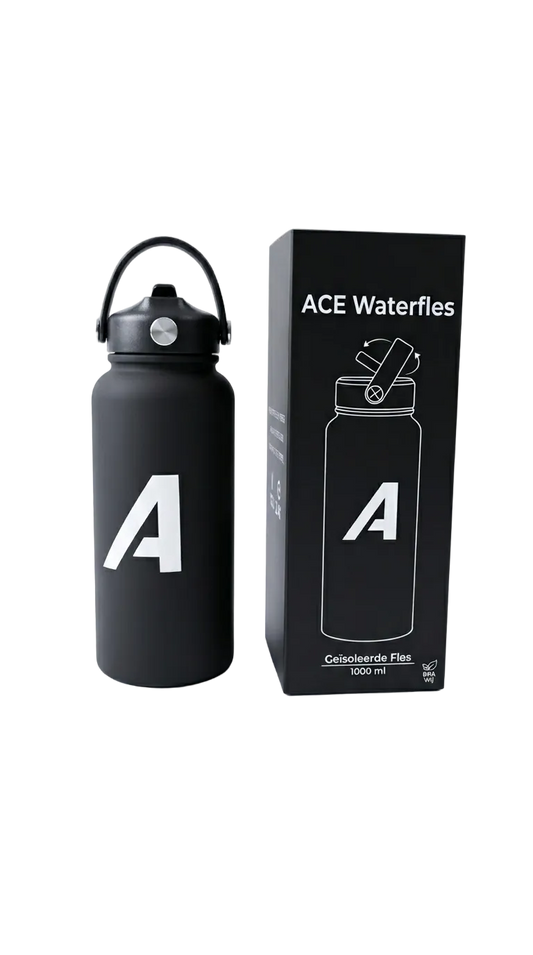 ACE Waterfles – 1000ml – De Ultieme Thermofles voor Sport en Dagelijks Gebruik - Tot 24u Koud / 12u Warm