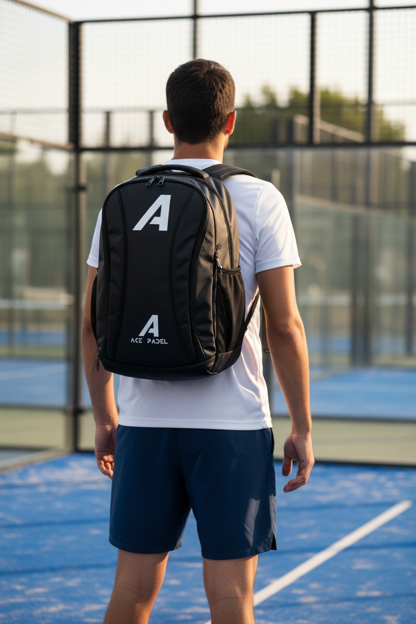 Ace Padel Rugzak – Met Apart Racketvak en Schoenenvak – Sportieve Padel Tas